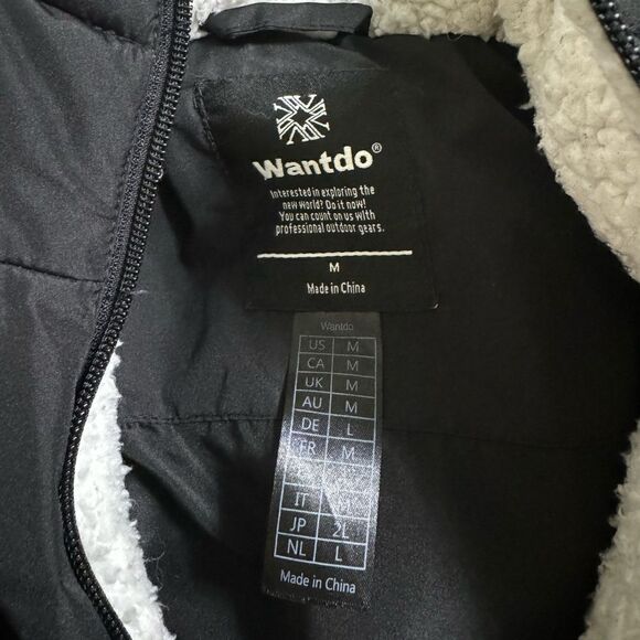 Women’s/Unisex Wantdo Two Layer Hooded Zip Up Jacket M - Picture 4 of 5